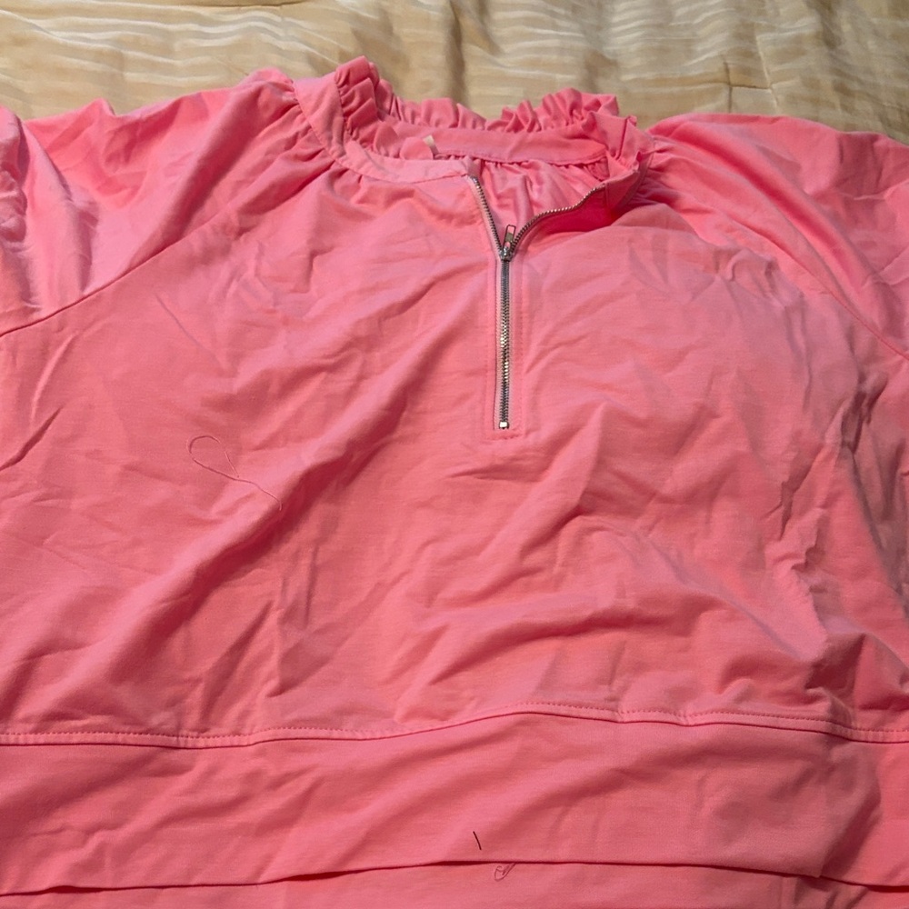 Pink Ruffled Two-Piece Set - Picture 2 of 3